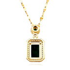 Necklace, 18K Gold Plated Steel