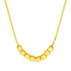 Necklace, 18K Gold Plated Steel