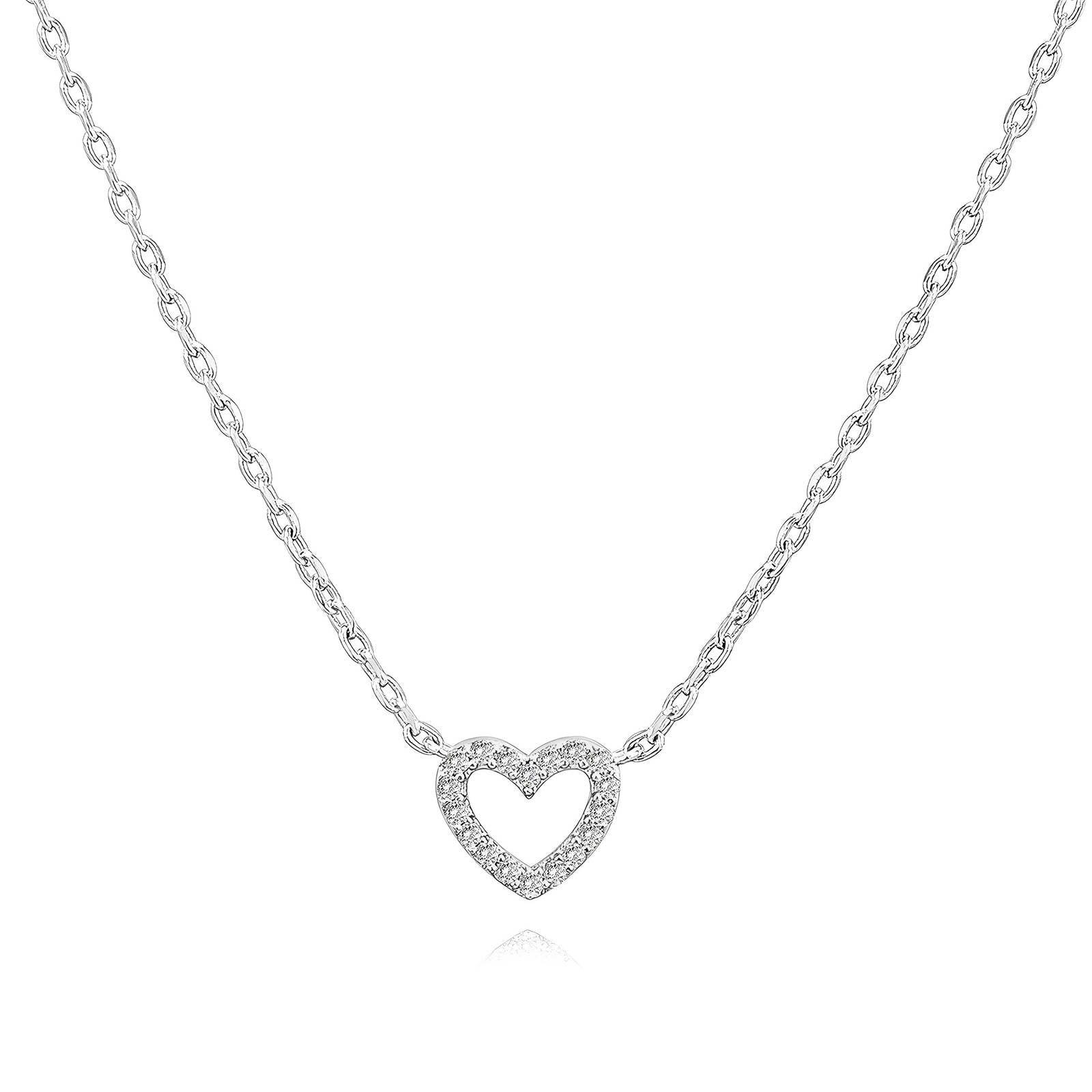 Hearts Necklace, Stainless Steel