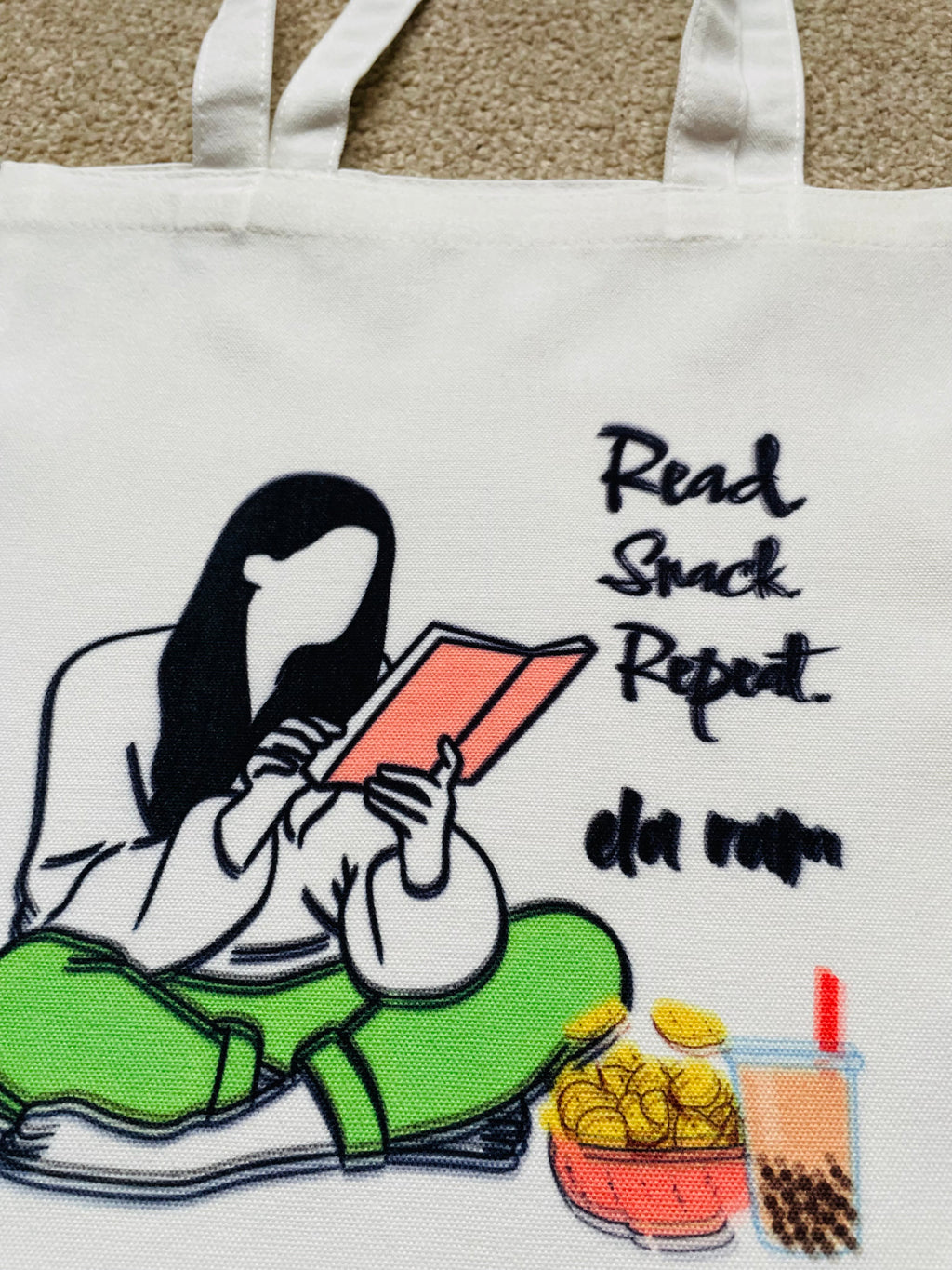 Custom Cotton Canvas Tote Bag: Photo, Logo, Text