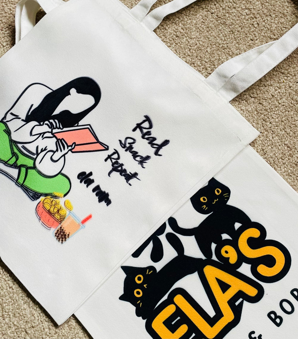 Custom Cotton Canvas Tote Bag: Photo, Logo, Text