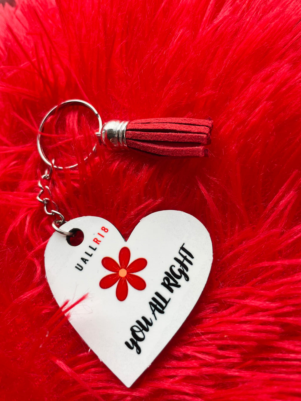 Custom Keyring with Tassel