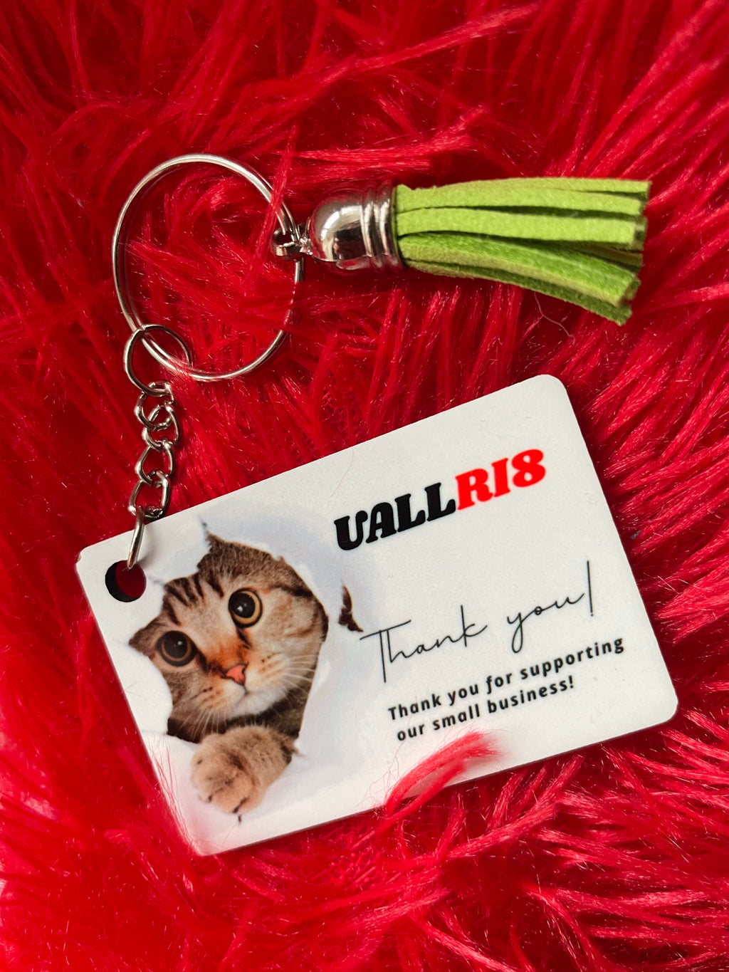 Custom Keyring with Tassel