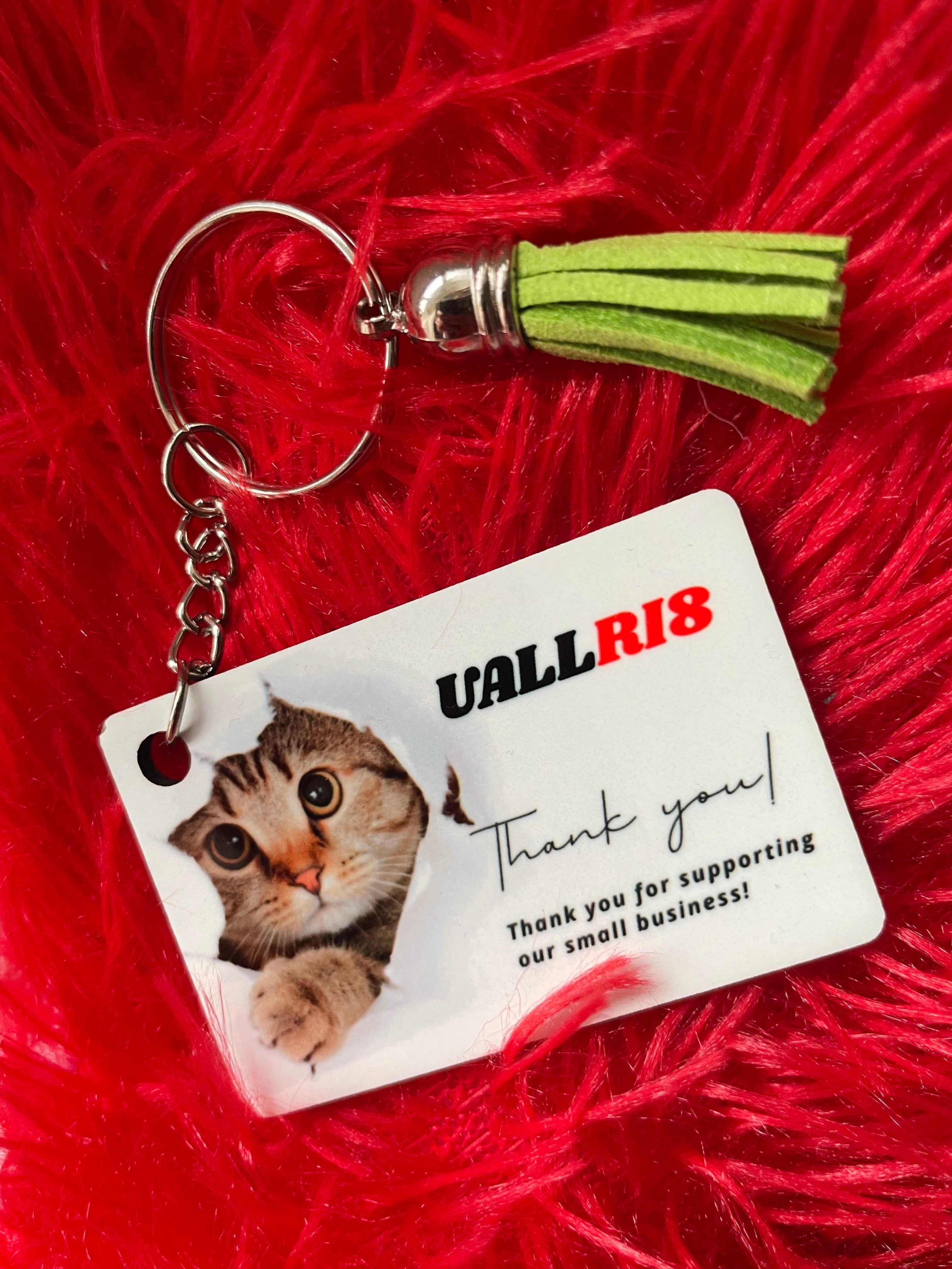 Custom Keyring with Tassel