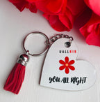Custom Keyring with Tassel