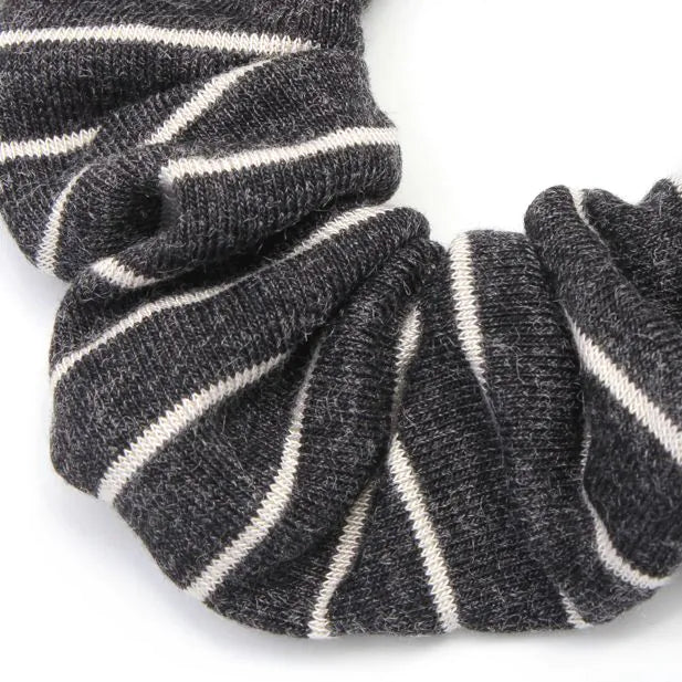 Regular - 100% cotton striped scrunchie