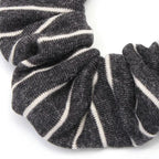Regular - 100% cotton striped scrunchie
