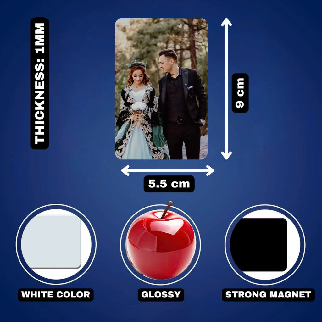 Personalized Photo Magnet - Photo, Text, Logo