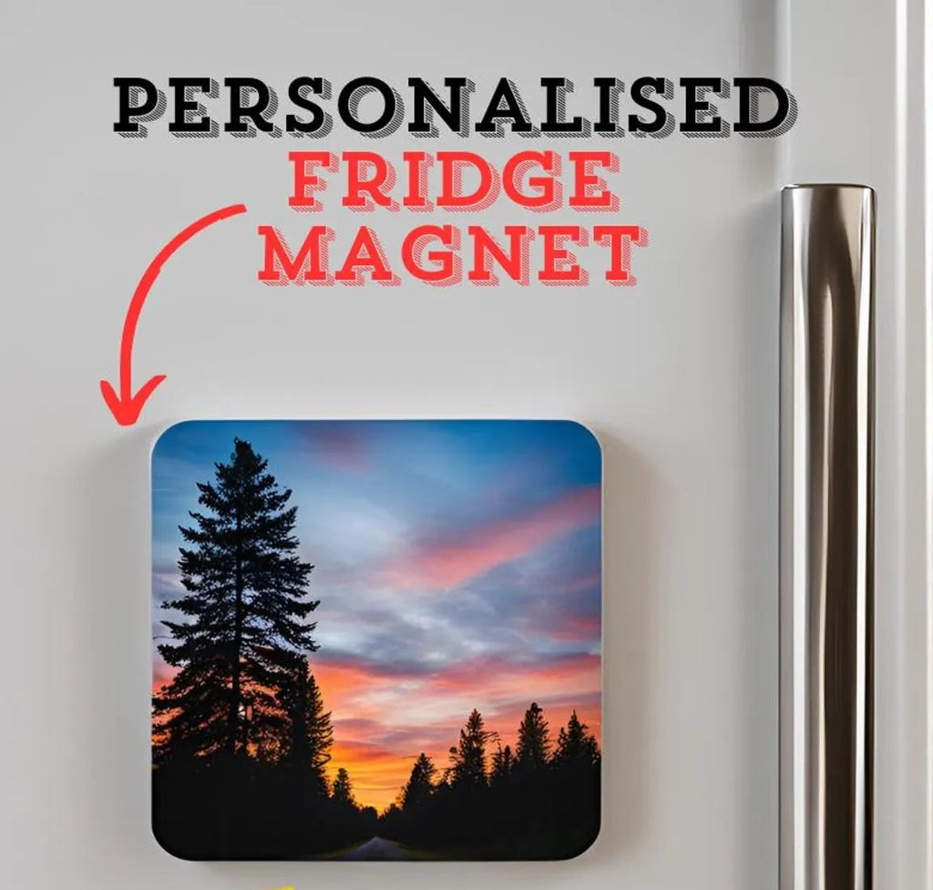 Personalized Photo Magnet - Photo, Text, Logo