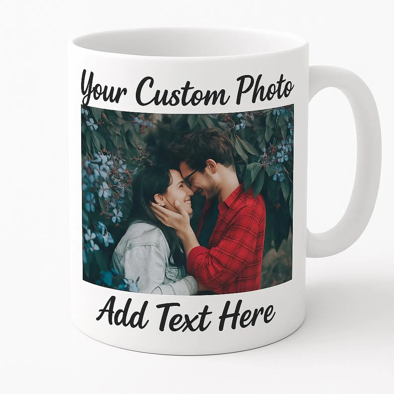 Personalised Custom Photo Mug with your text or photo