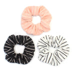 Regular - 100% cotton striped scrunchie